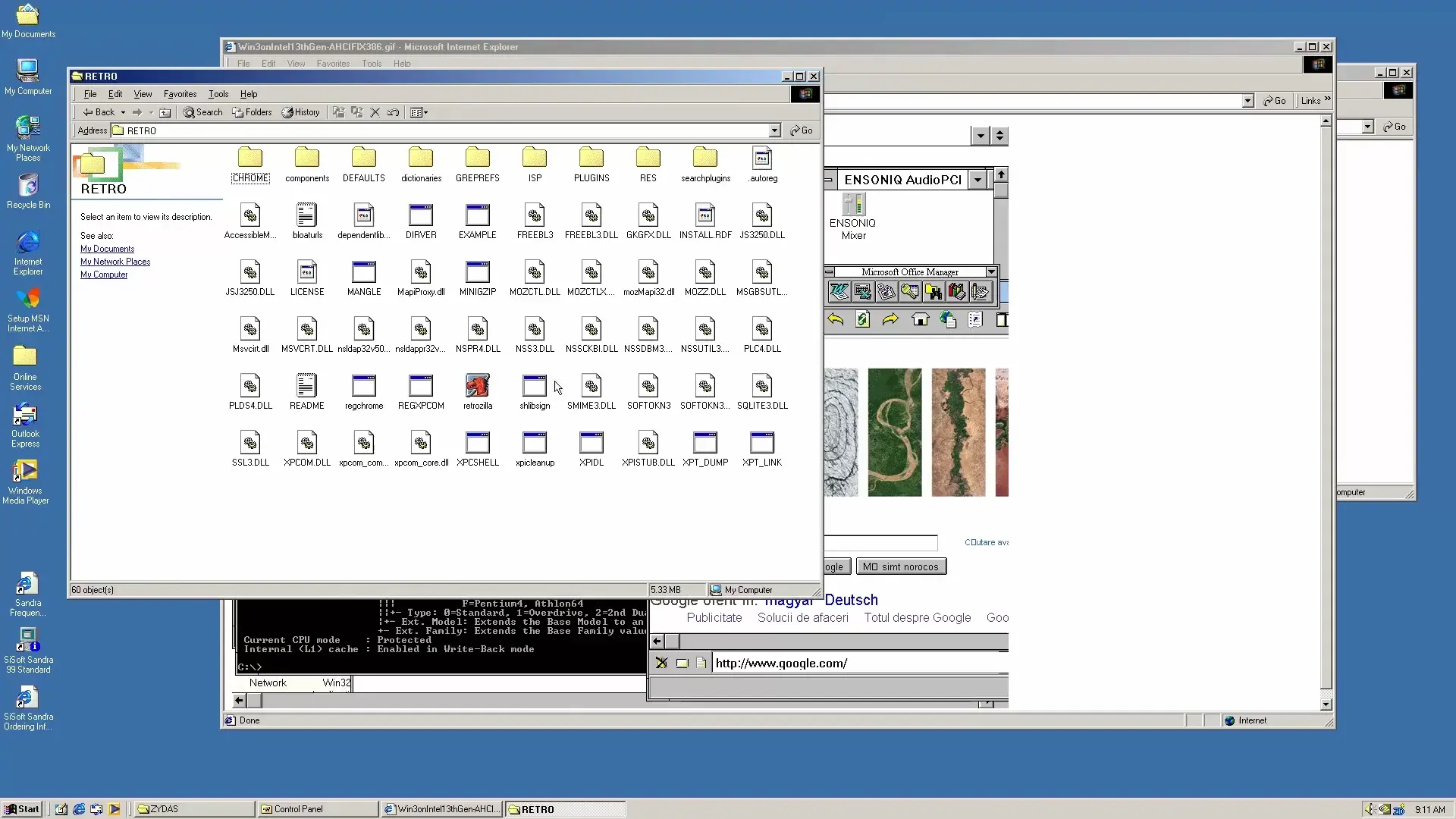 Hello r/windows/ from Windows Millennium! (feat. Retrozilla and modern hardware)