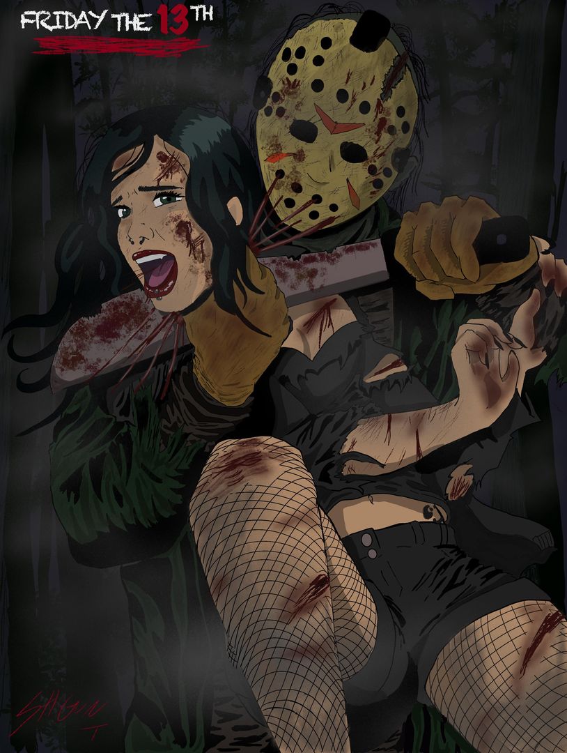 Here’s my fan art of the 2009 movie Jason! I thought that movie was ...