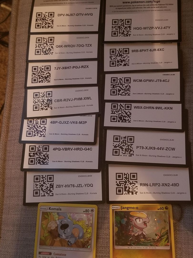Here's the QR codes for some promo cards.