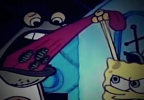 He's been hiding the pickles under his tongue the whole time! | Scrolller