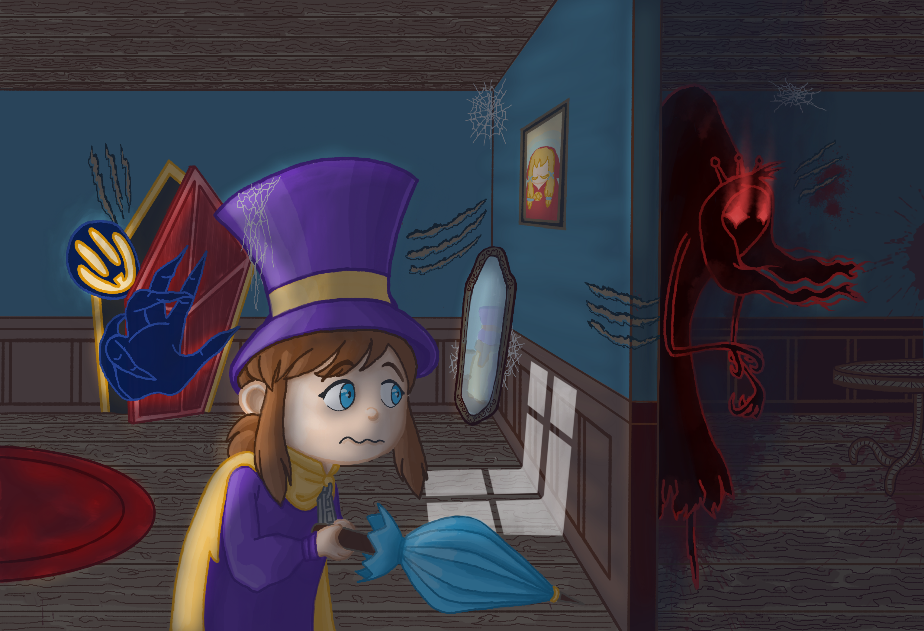 Hi Here Is A Fan Art I Made Inspired Of Hat In Time In The Queen 