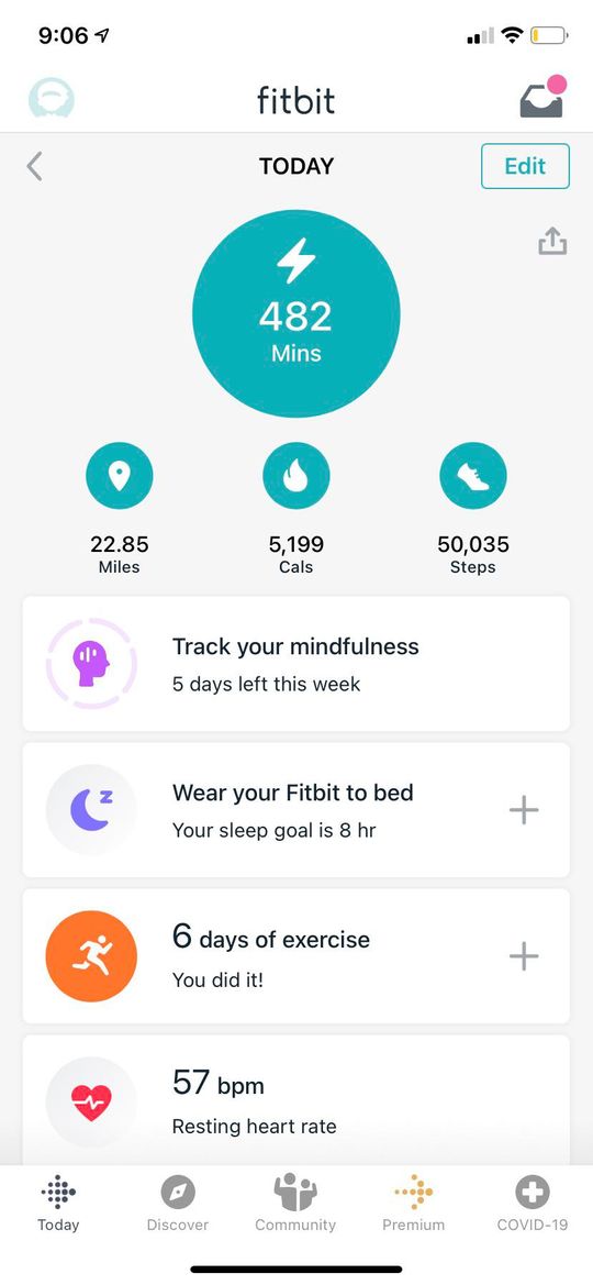 Hit 50k steps for the first time! For the people who go even more than this you’re crazy, my feet are not happy right now!