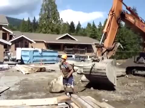 HMB while I go on a excavator ride