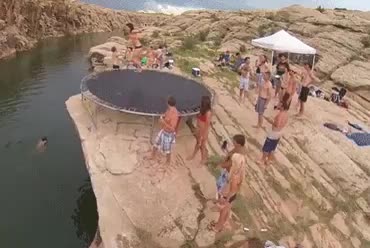 HMB while I jump off this trampoline.