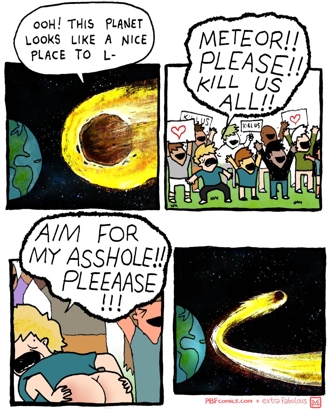 holey meteor Crossposted from r/funny OP is u/sellyourcomputer