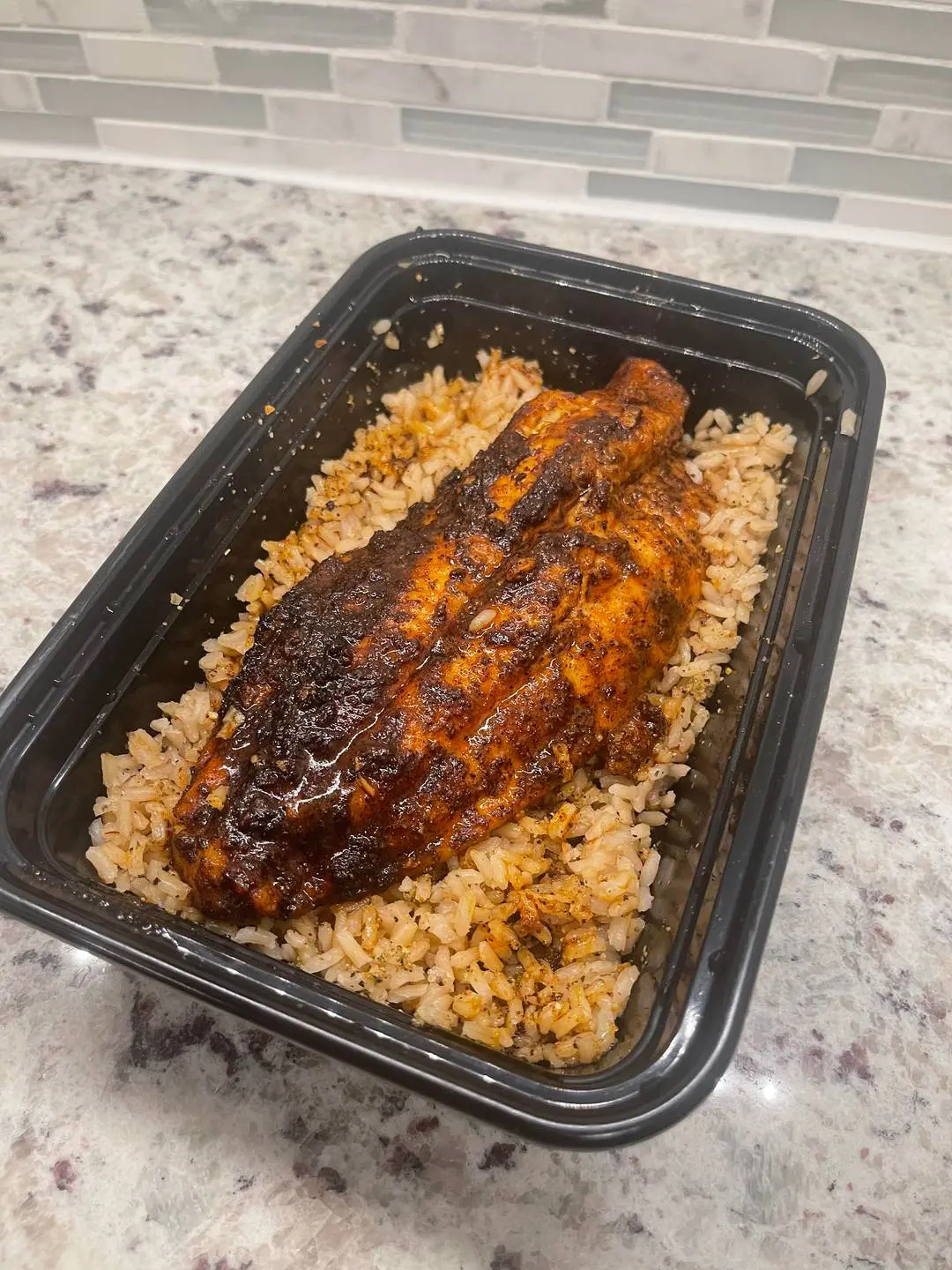 [homemade] Blackened Catfish with Jasmine Rice | Scrolller