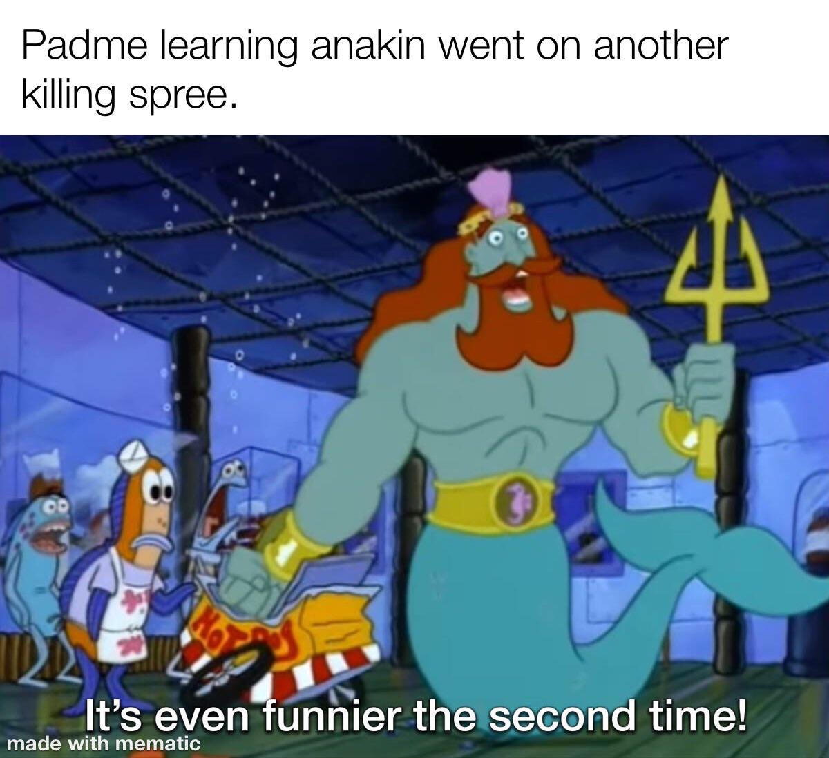 Hope he does it a third time Lmao.