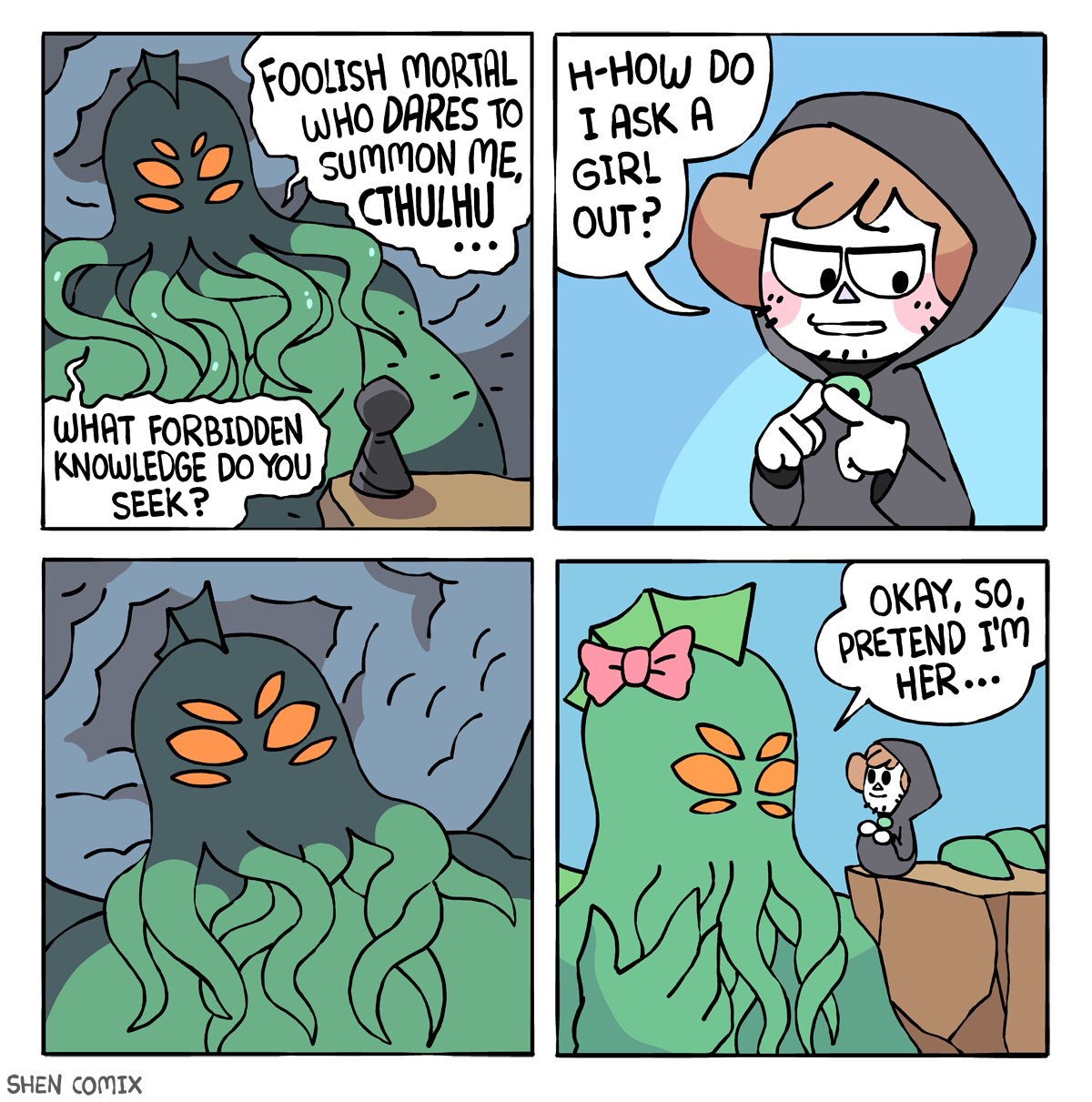 Hope he gets her! (all credit goes to Shen Comic)