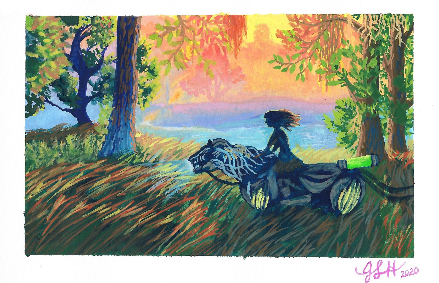 Horizon Zero Dawn painting (OC)