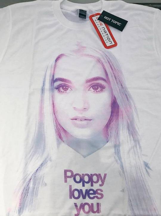 Hot Topic is selling an exclusive Poppy shirt!
