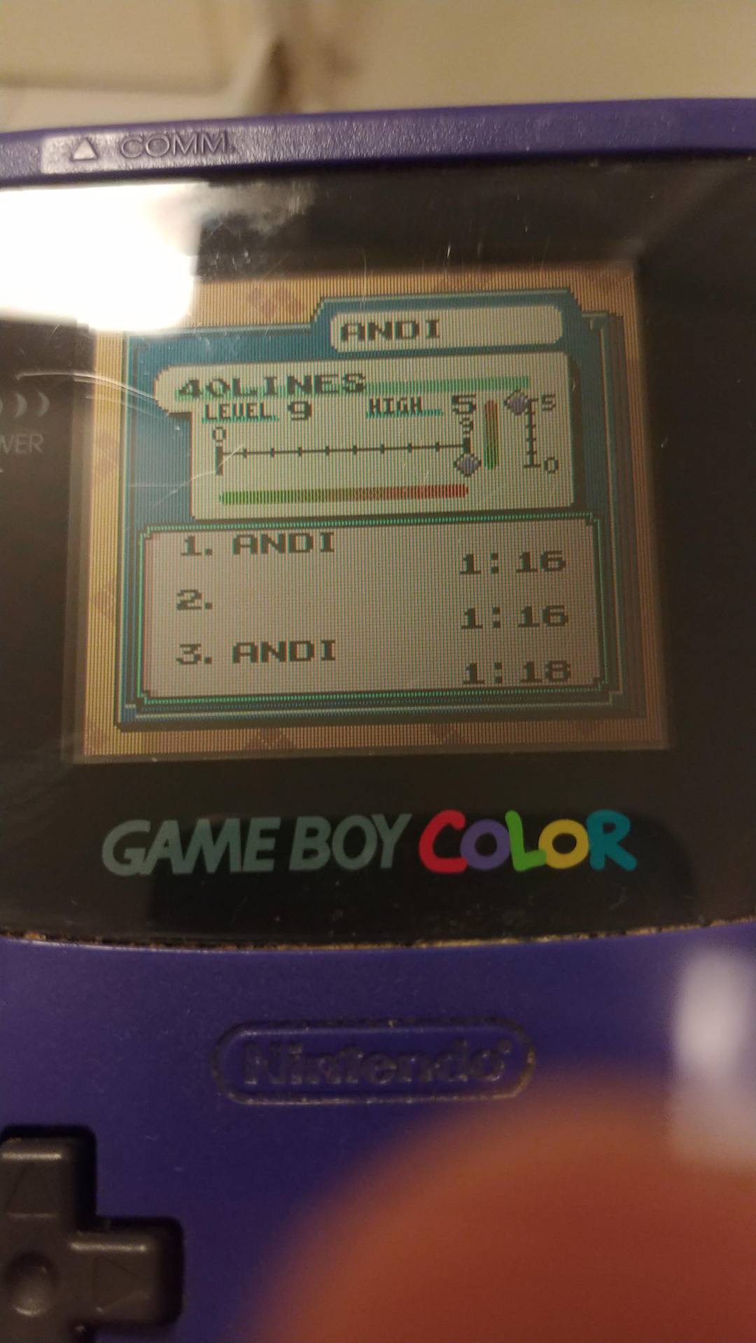 How do I find the official world record in tetris dx for 40 lines?