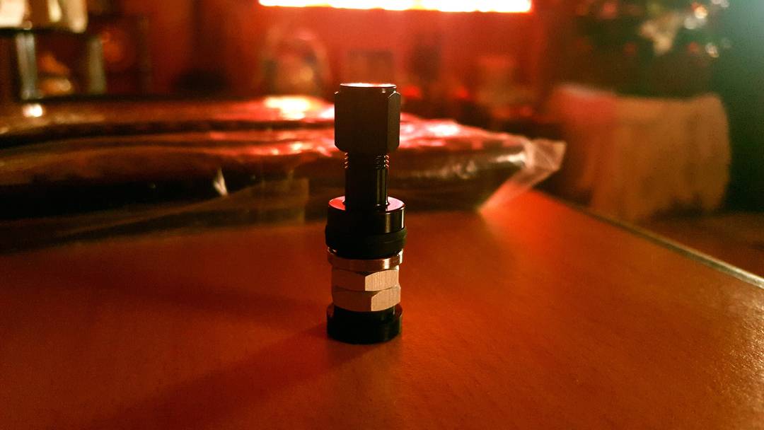 How do I install this kind of valve stem?