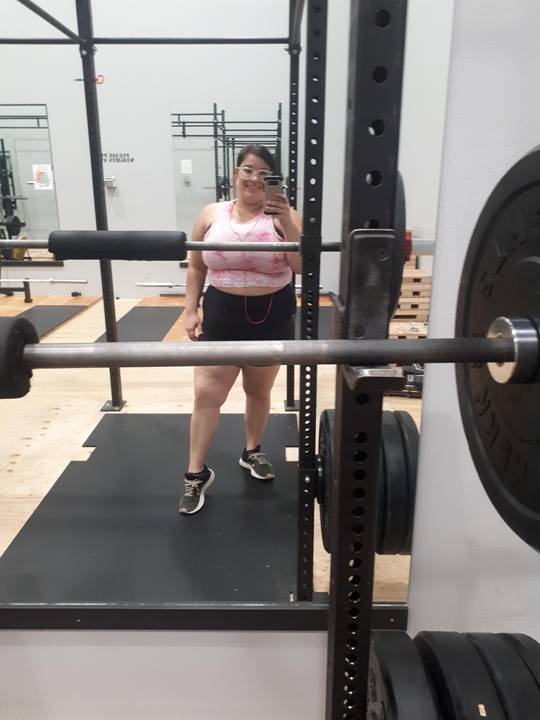 I am plus size weight lifter . I love working out and squats. Plus size fitness addicts are out there