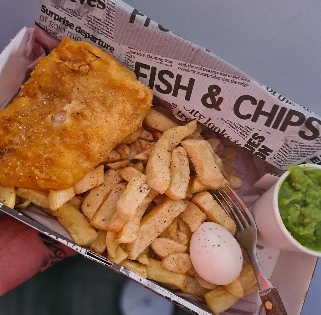 [I ate] fish &amp; chips