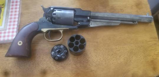 I bought a 45 long colt conversion cylinder for my pietta 1858. I can't wait to try it out.