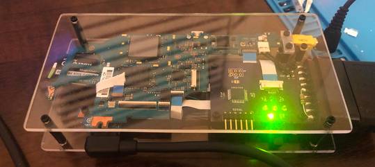 I built a consolized PSP3000 that accepts a PS2 controller!