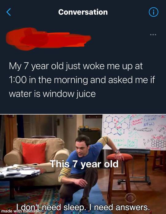 I can go for a cold glass of window juice