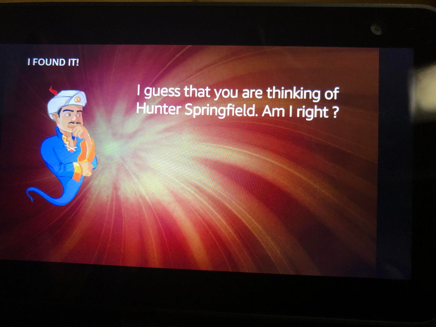 I decided to check if Akinator was into yaoi. Apparently he is