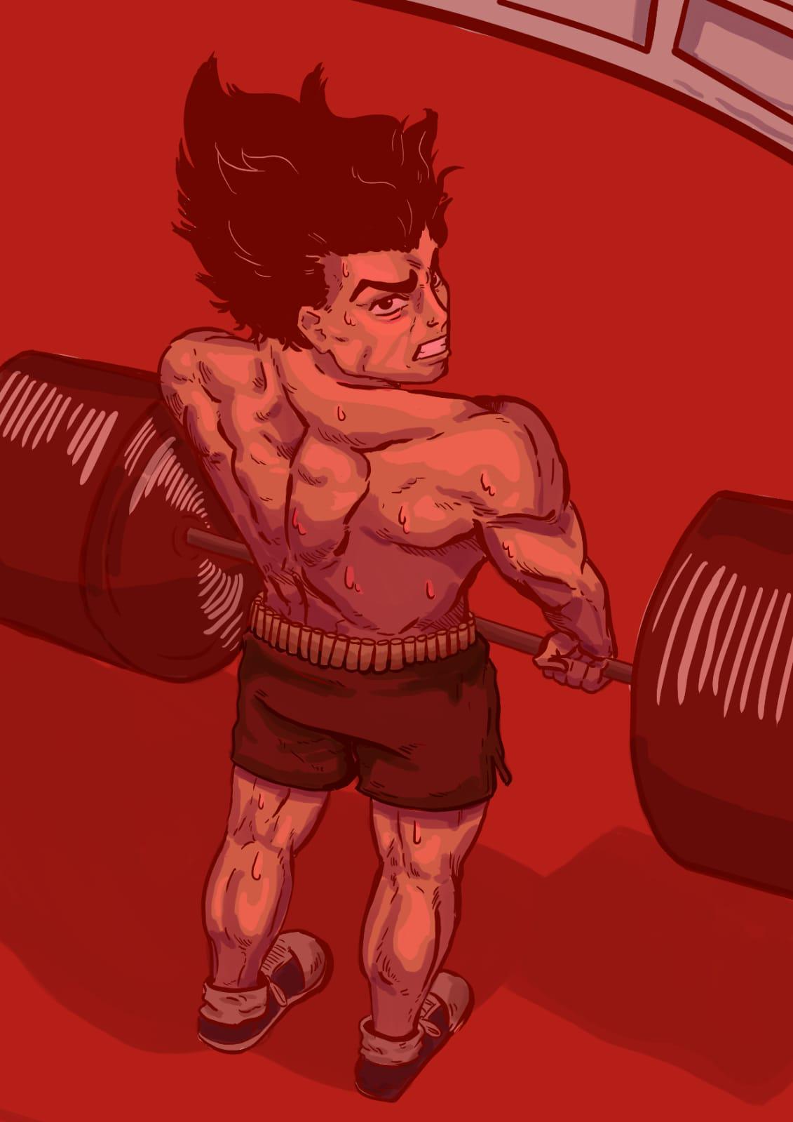 I did a drawing of Vegeta