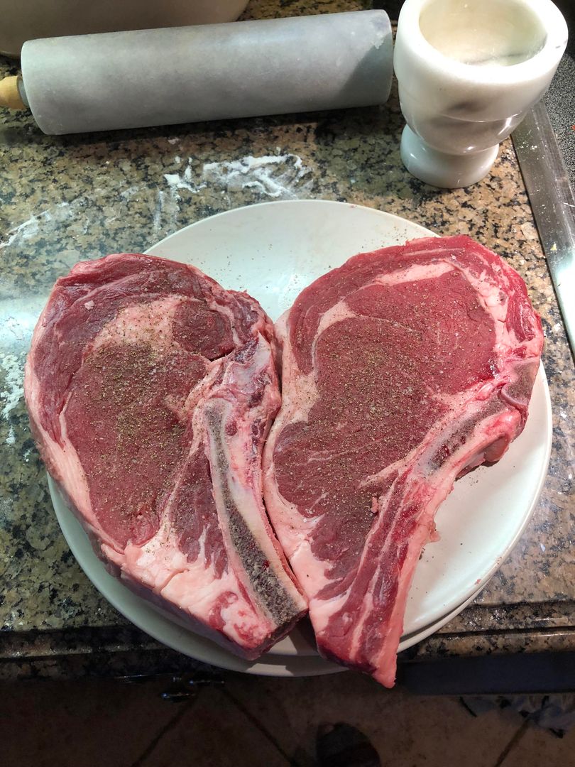I did not say to my butcher that it was my anniversary.
