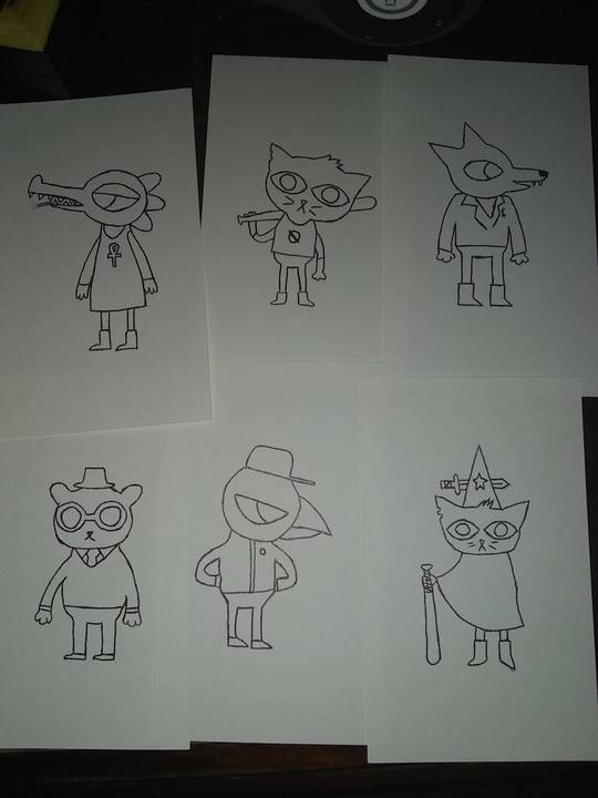 I draw a lot and i decided to draw the gang