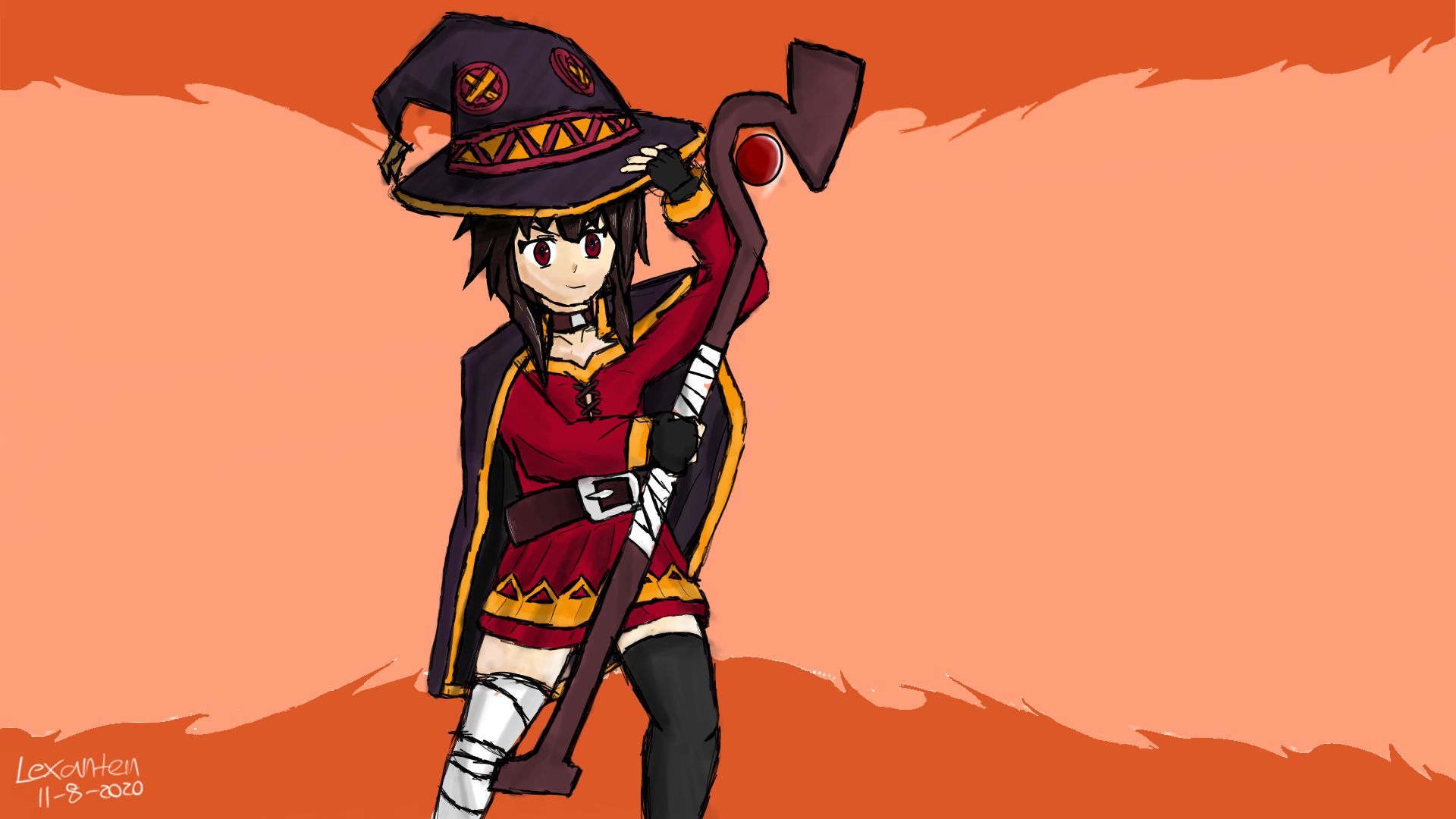 I drew Megumin! :D