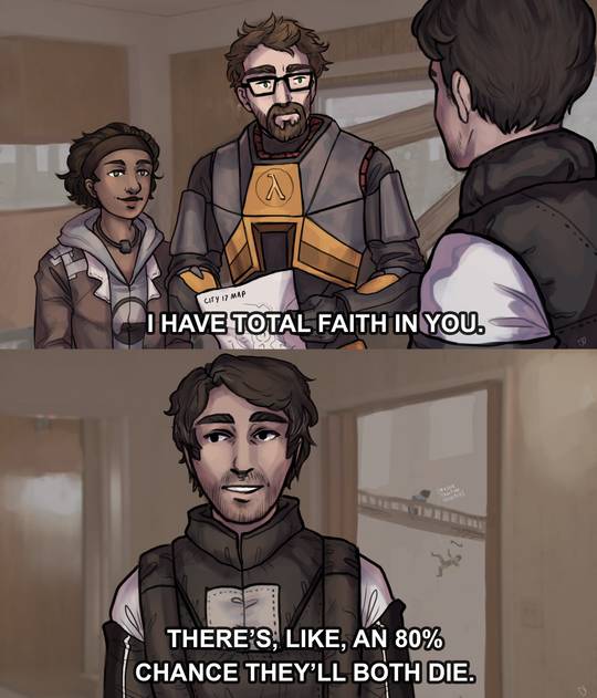 I drew my HL2EP1 Experience