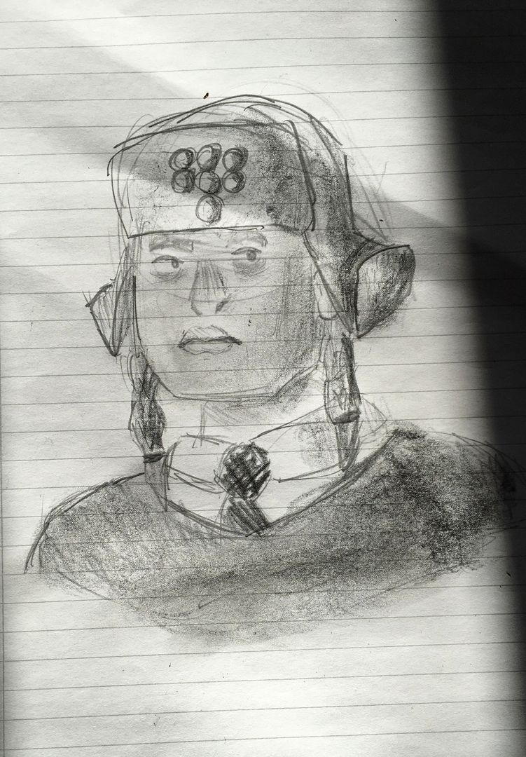 I Drew Rai Mamezuku. One of my favourite jojolion characters!