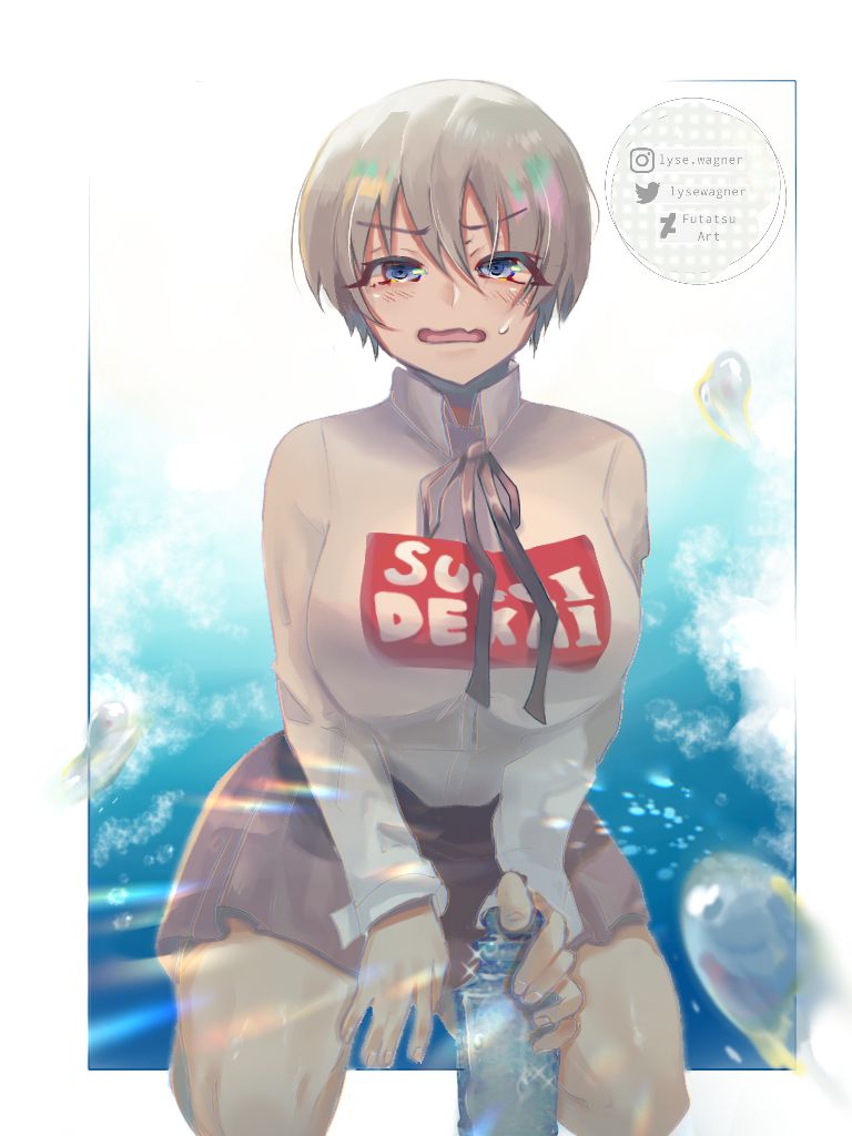 I finally finished my fanart of uzaki, it took a lot ;w; [ follow me on instagram if you want, link below ^^ ]