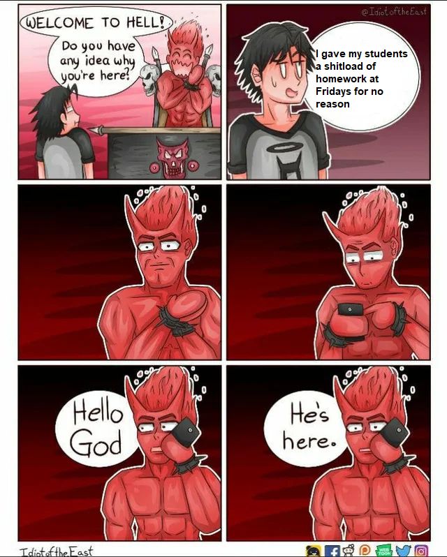 I hate my math teacher...