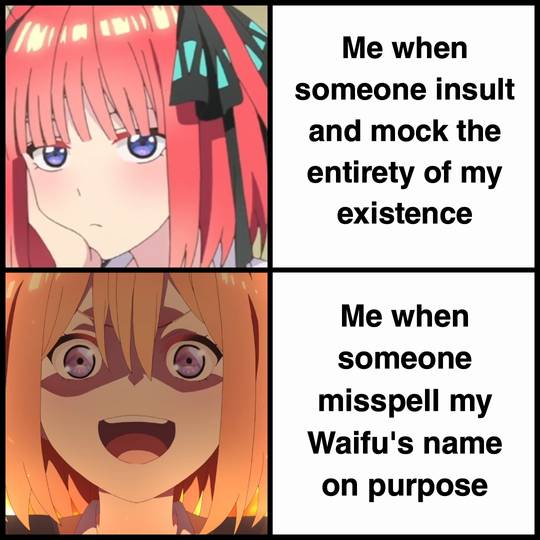 I have priorities :'(