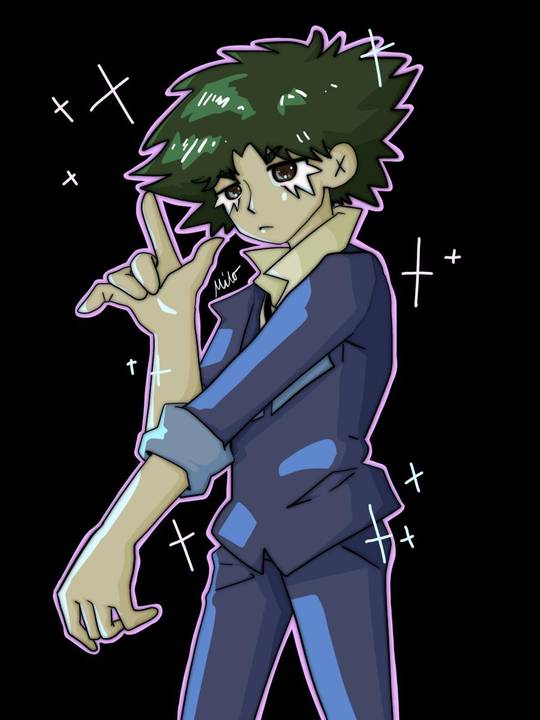 I have this drawing of Spike that I drew last week while experimenting with styles so that’s why the anatomy is wacky lol