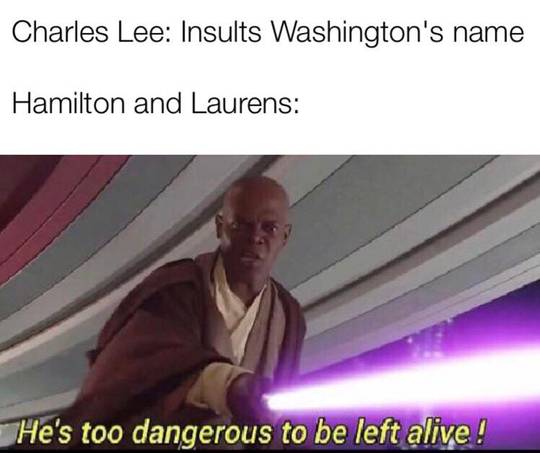 I heard this subreddit was lacking Charles Lee memes
