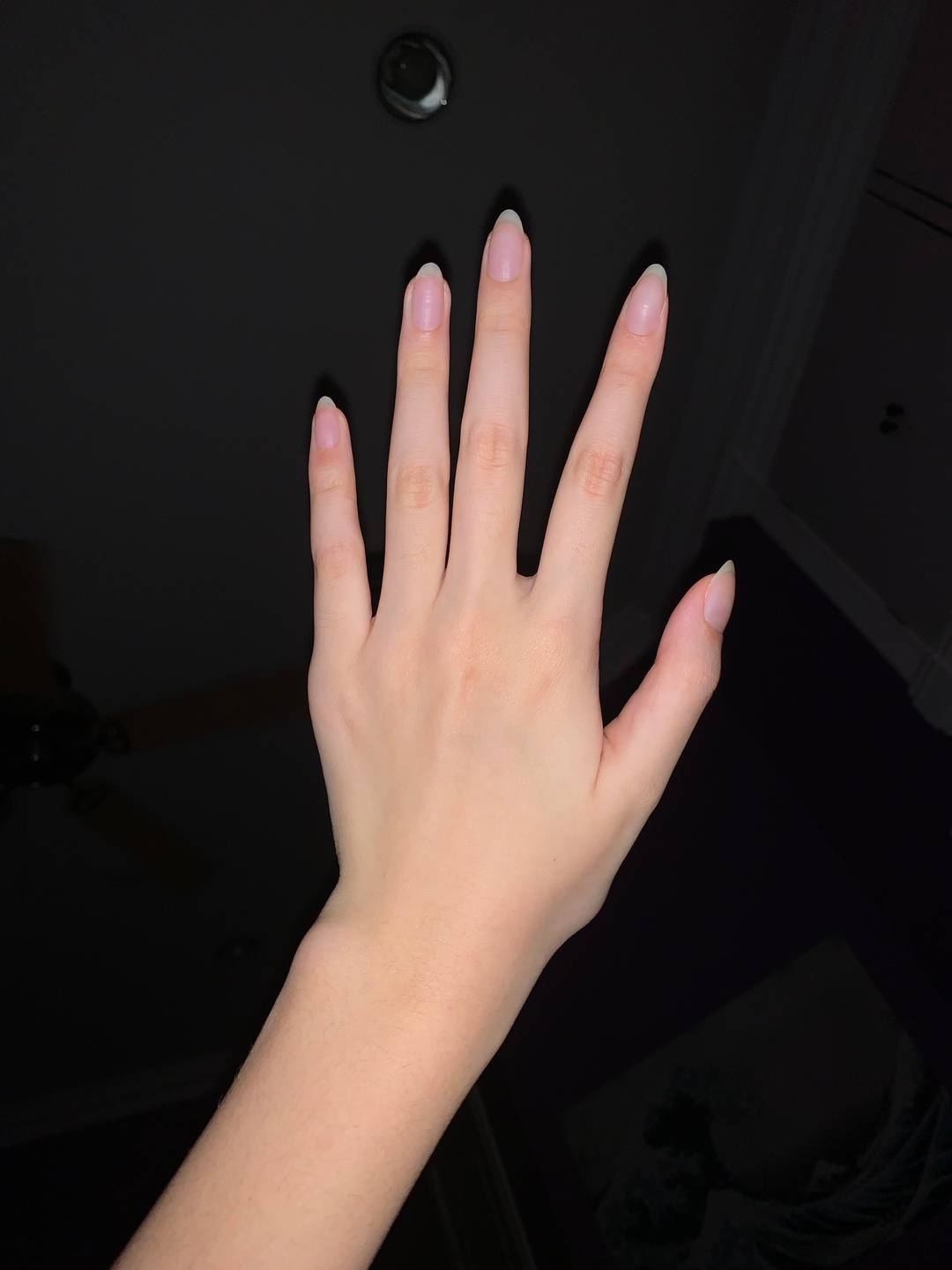 i like to stare at peoples hands haha