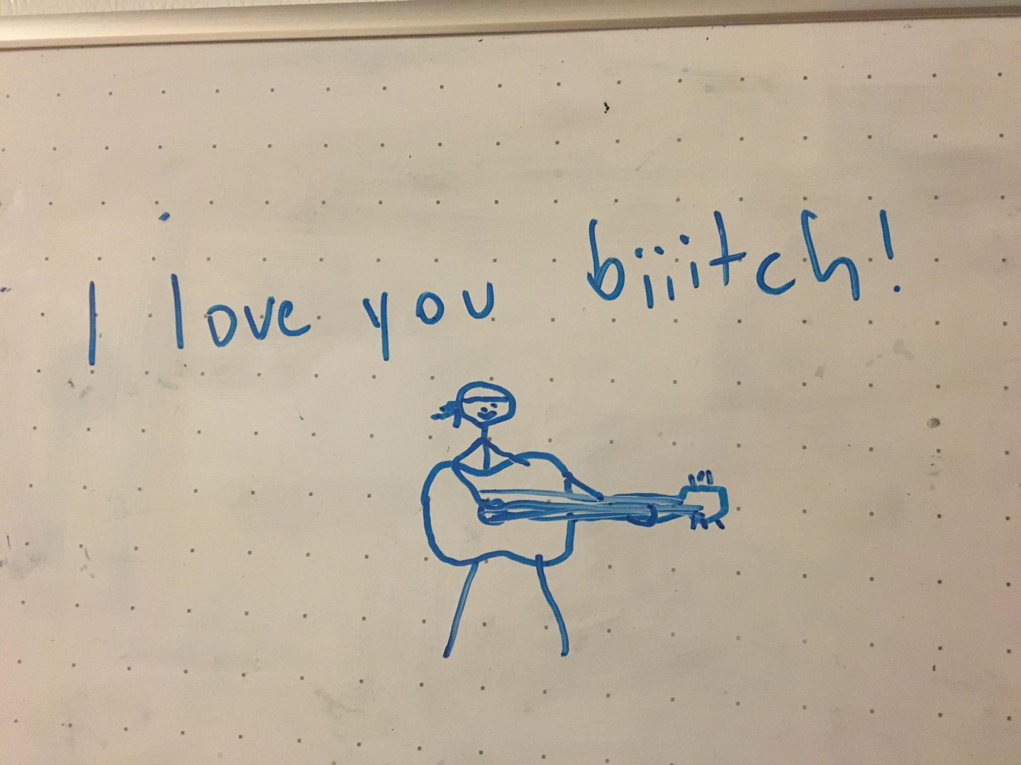 I love my his messages to me on our white board 😂❤️