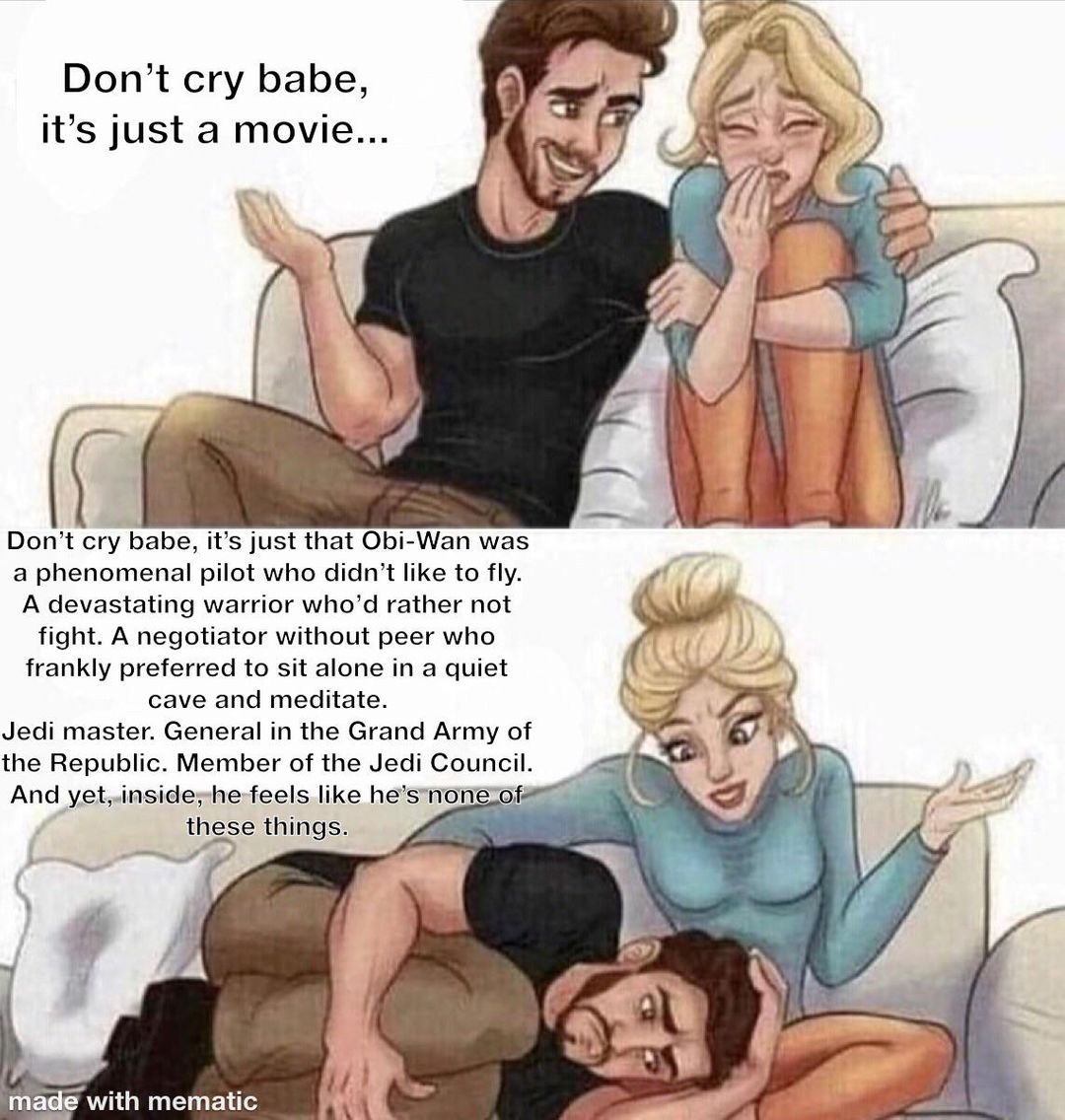 I’m not crying, it’s just sweat..