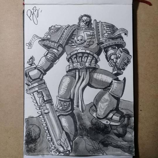 I made a Titus fan art, hope ya'll like it.