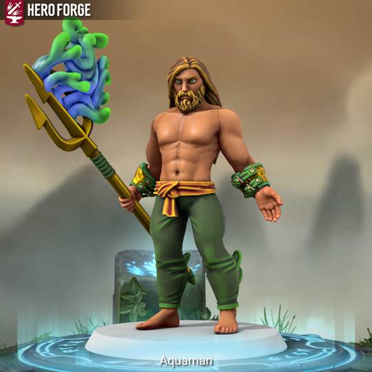 I made Superman in HeroForge 2.0, then figured I'd make the whole JLA