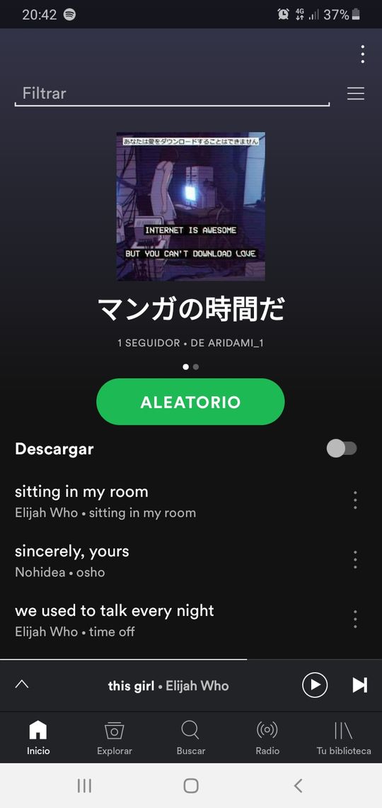 I made this playlist to listening while reading manga/studying or just relaxing, enjoy it (link below)