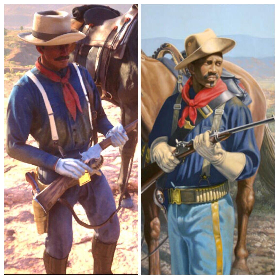 I remade the famous Buffalo Soldiers