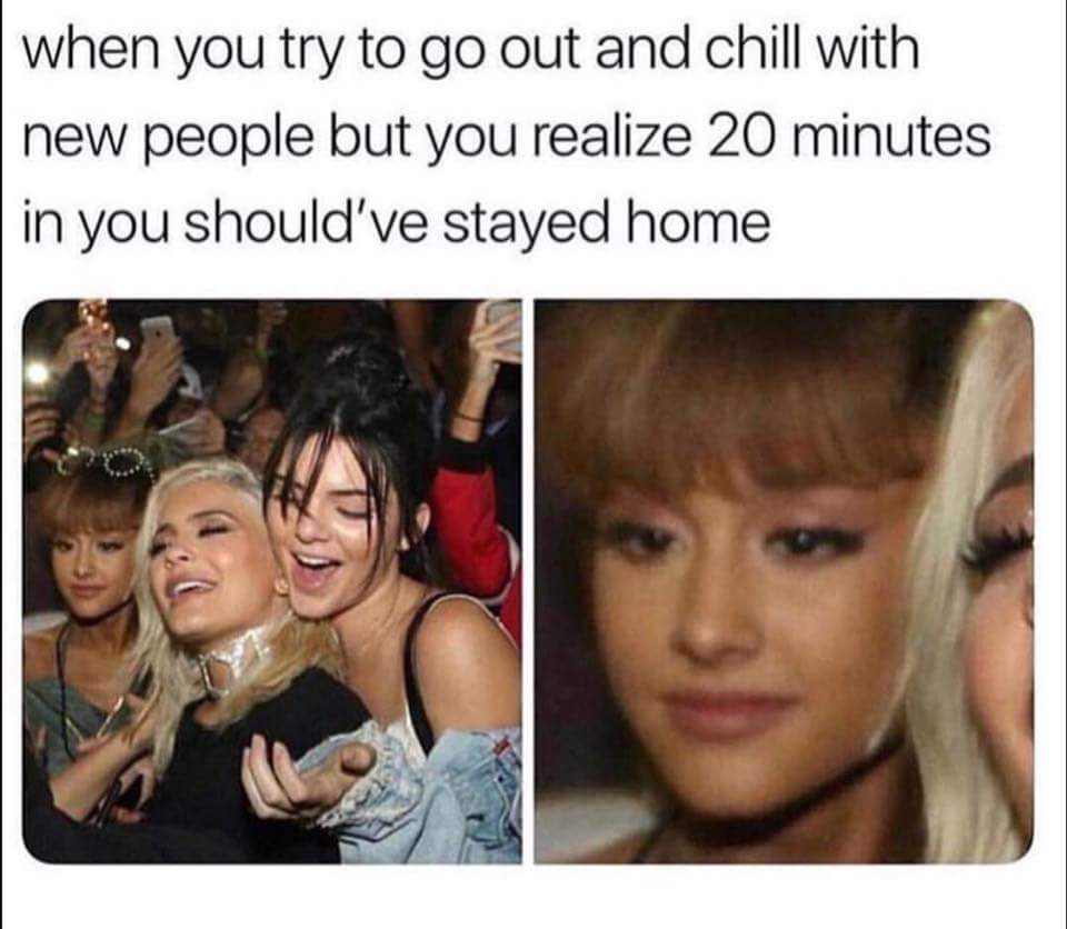 I should've stayed home