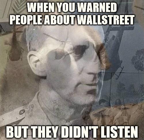 I spent most of my time being a high class muscle- man for Big Business, for Wall Street and for the Bankers. In short, I was a racketeer, a gangster for capitalism.