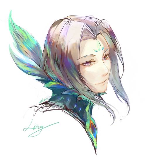 i tried drawing ling!