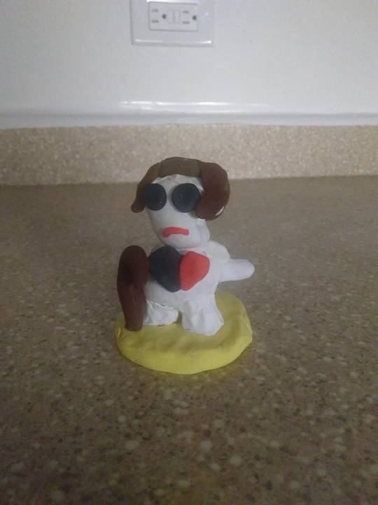 I tried to make a clay skeleton