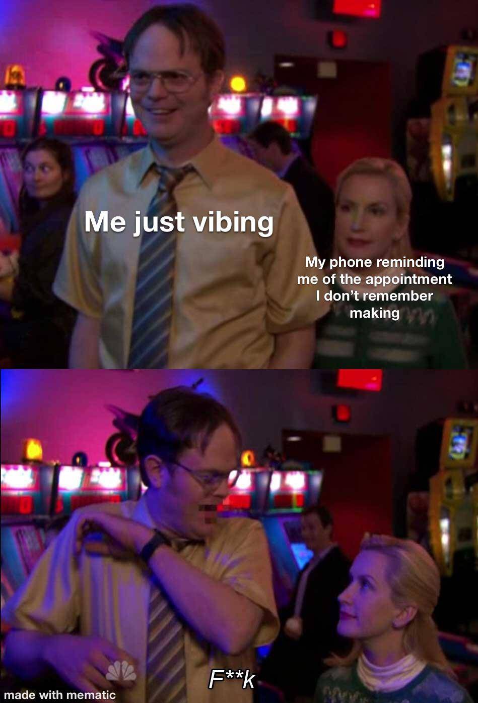 I was late for that appointment