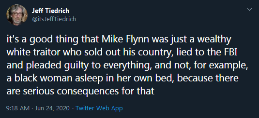 If Mike Flynn had been a black woman...
