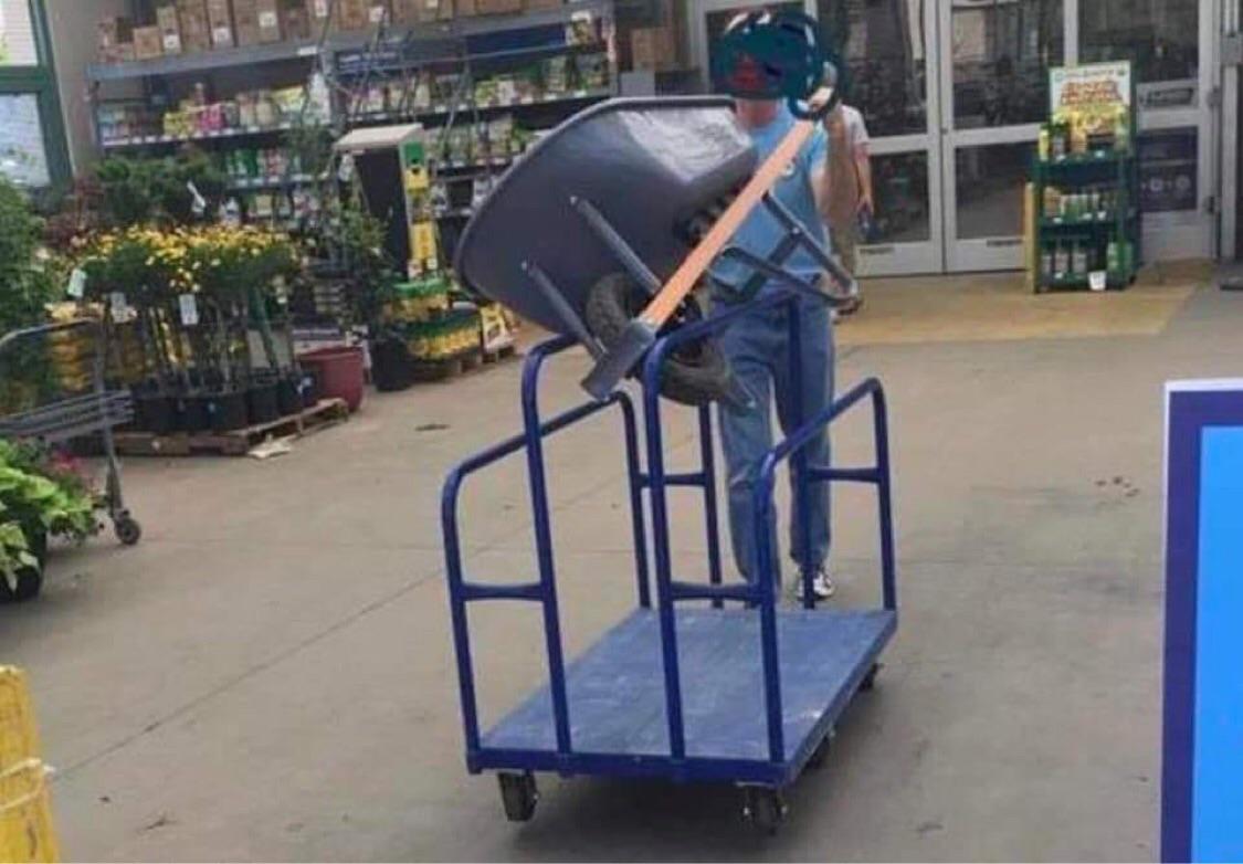 If only there were an easy way to transport my big metal tub