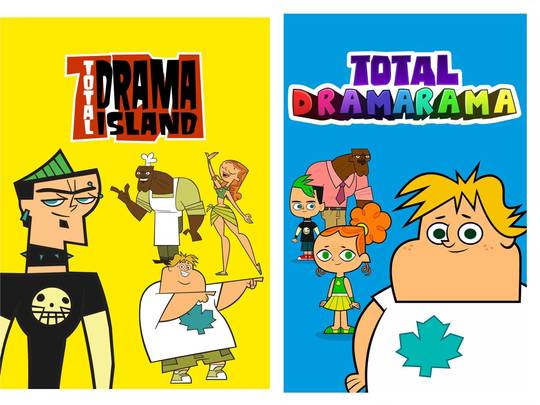 If you Google “Total Drama Island” and “Total DramaRama” the first pictures that come up in the Google banners are these two promo pictures with the same exact characters. I find this beautiful.