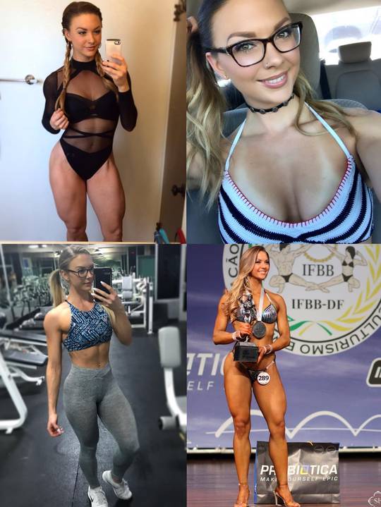 IFBB wellness athlete Crystal Summer Hayes