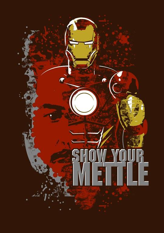 Illustration of Iron Man I made in Photoshop